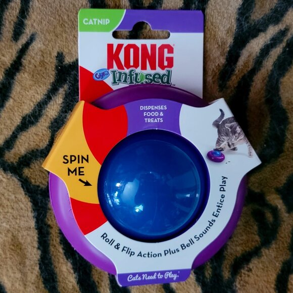 Kong Cat Infused Spinning Toy w/ Catnip. New! - Picture 1 of 3